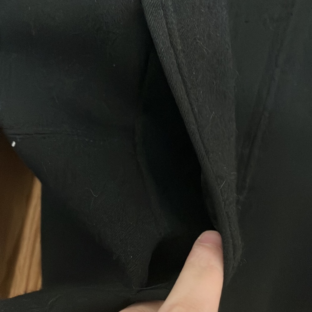 Vintage Trousers Etc New York Black Zip-up Jacket Size 6 - Picture 7 of 8